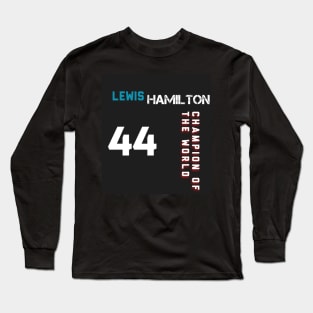 Lewis Hamilton Champion of the World, F1 Long Sleeve T-Shirt